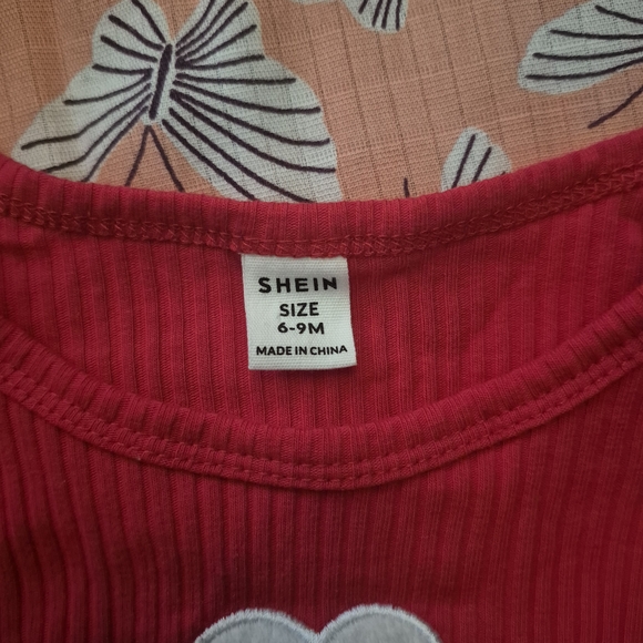 SHEIN Red and White Heart Dress - Picture 2 of 2